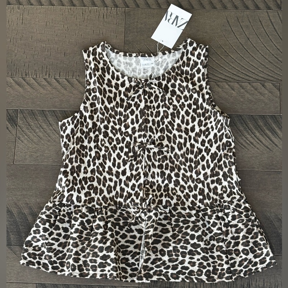 Zara Animal Tied Top | NWT!!